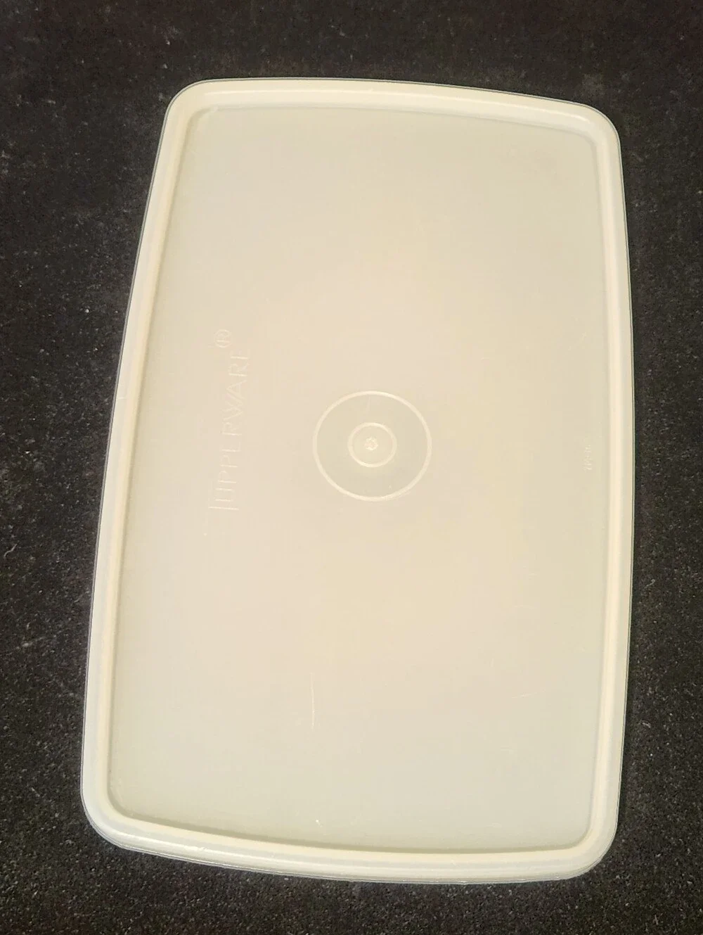 Vintage Tupperware Rectangular Pak 'N Stor Clear Container #713-2 With Lid #714